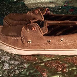 Gold Sperry TOP SIDERS BY PERRY ELLIS 8m